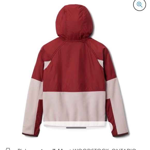 New Without Tags Columbia Basin Butte Full Zip Fleece Size 8 - Picture 11 of 13